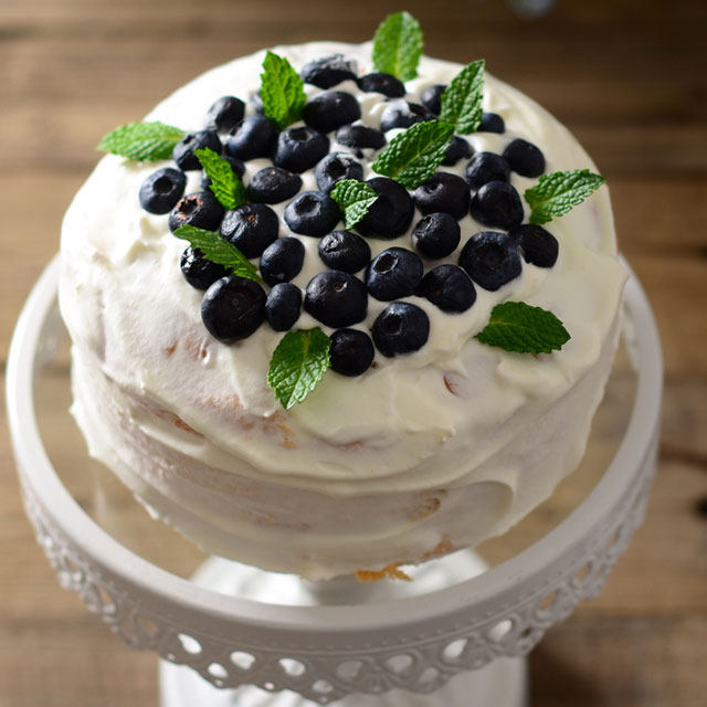 蓝莓奶油电饭煲蛋糕—九阳知食