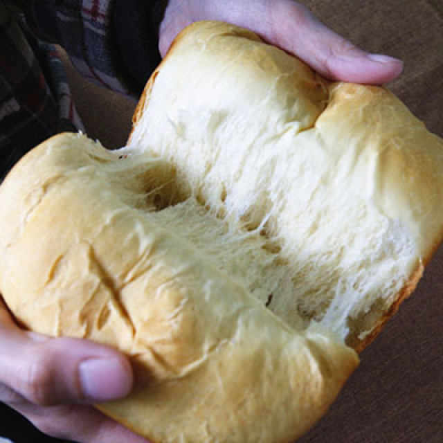 面包机做中种吐司（北海道中种吐司）