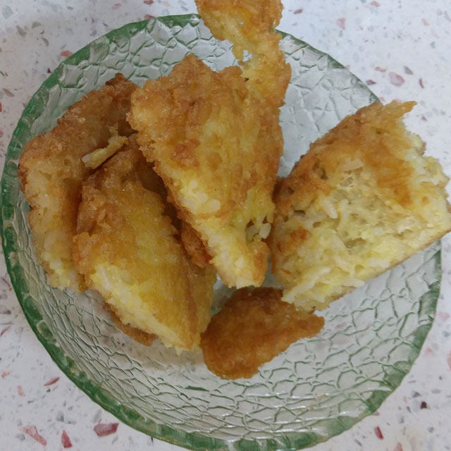 剩饭鸡蛋煎饼