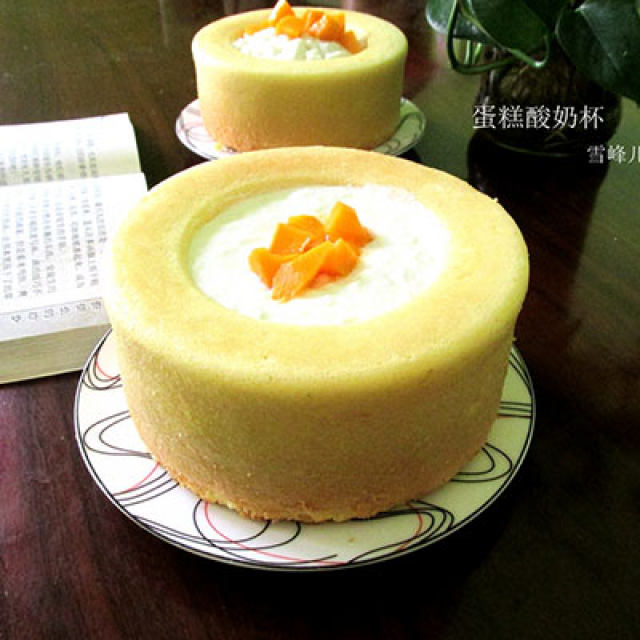 酸奶芒果蛋糕杯
