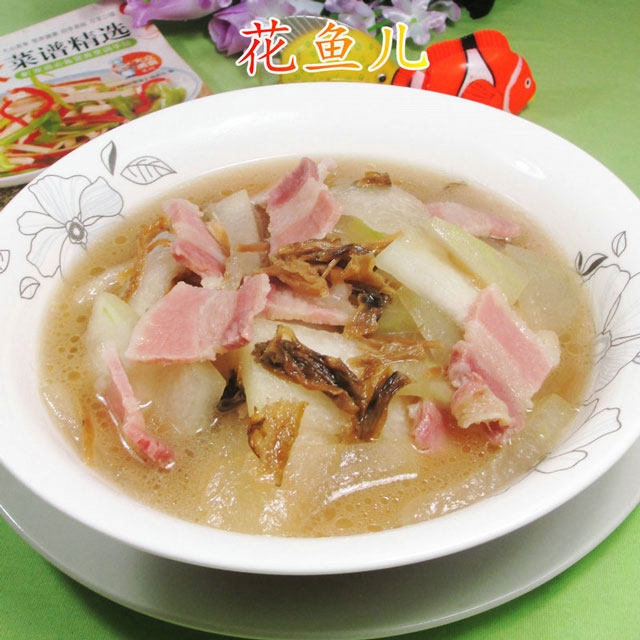 笋干菜咸肉煮冬瓜 