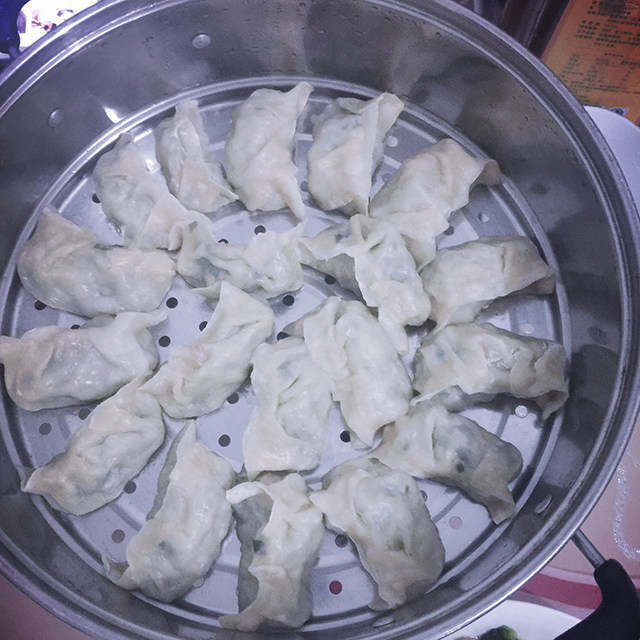菜鸟肉三鲜蒸饺