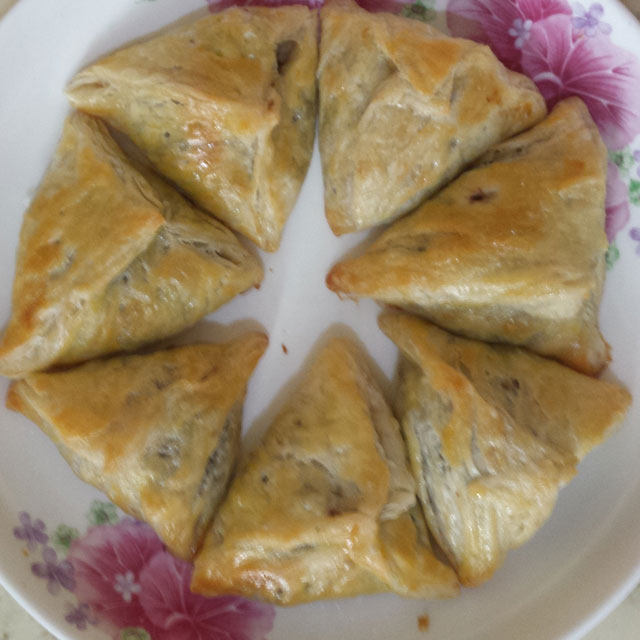 飞饼版红豆千层饼