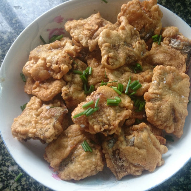 香酥椒盐带鱼（带鱼二吃）