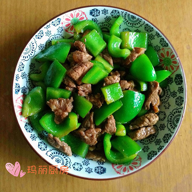 青椒牛肉粒