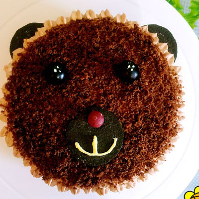 爱与幸福---可爱小熊蛋糕