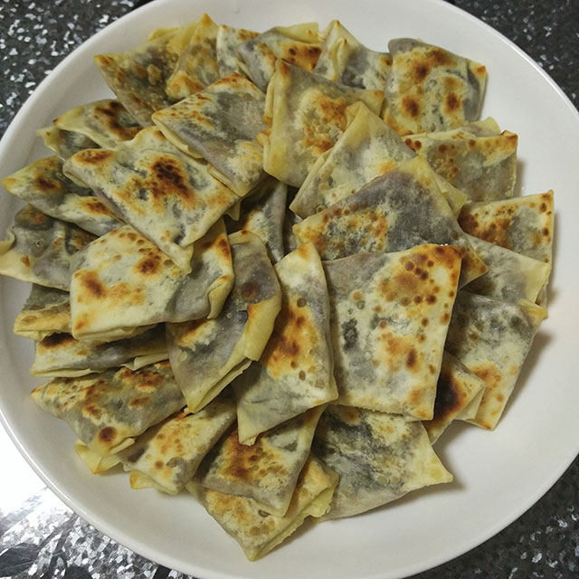 煎豆沙馄饨