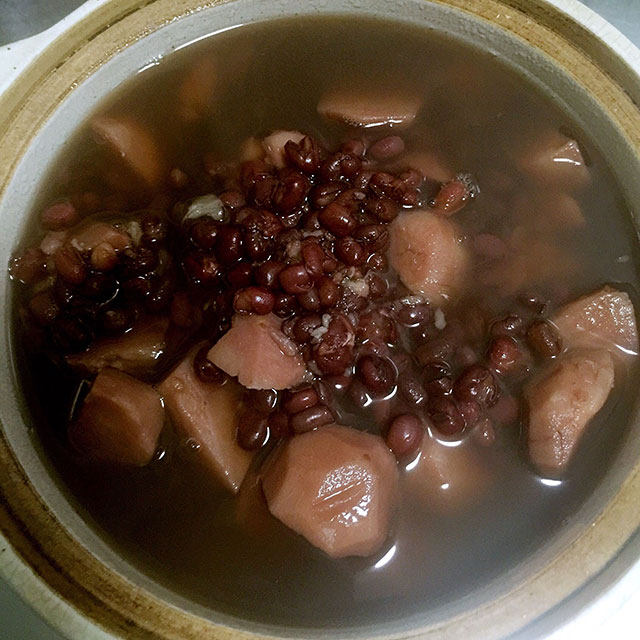 红豆芋头汤