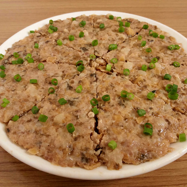 梅菜蒸肉饼