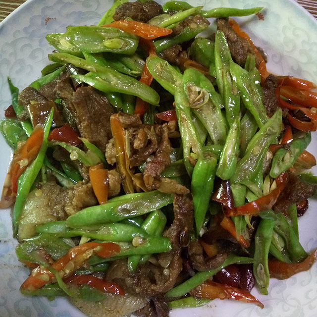 线椒炒肉