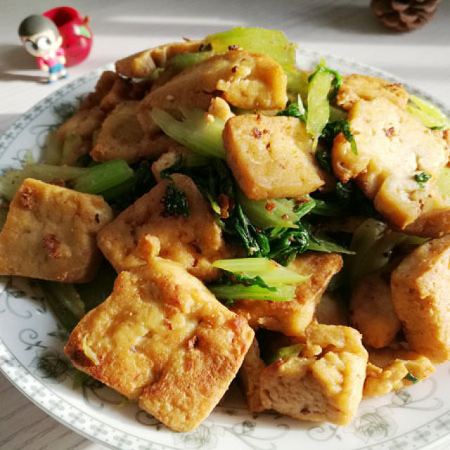芹菜炒豆腐
