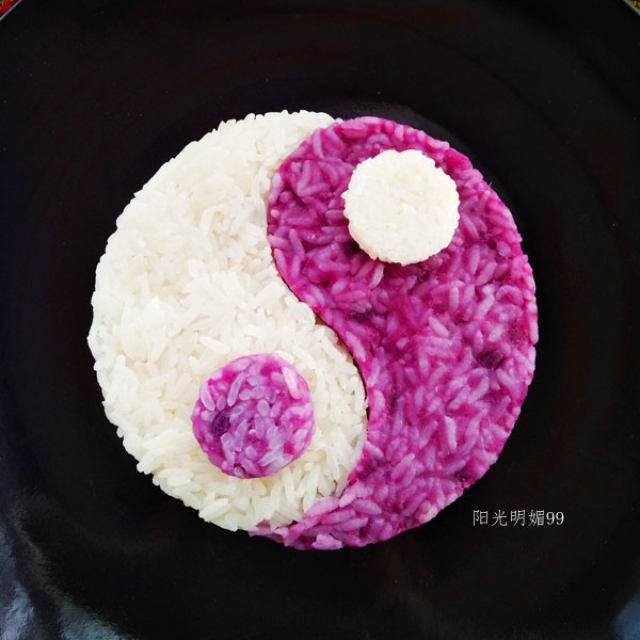 太极紫薯米饭