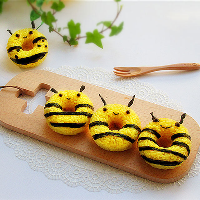 小蜜蜂甜甜圈饭团 