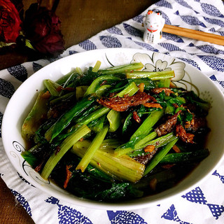 豆豉鯪魚油麥菜