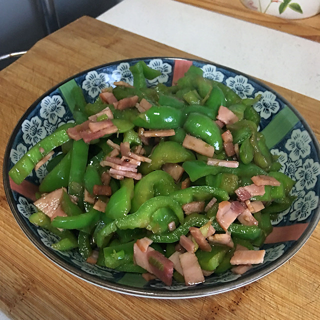 回头炒菜椒