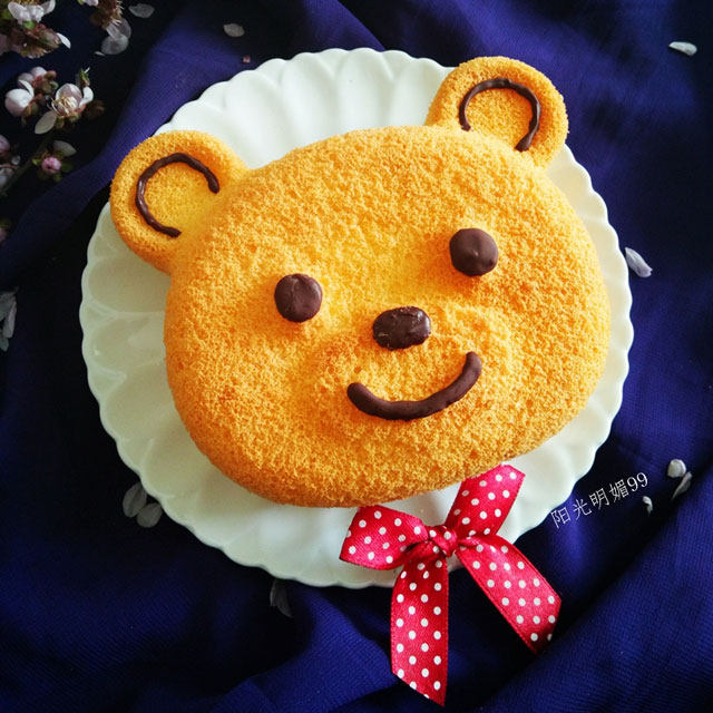 小熊戚风蛋糕【6寸】