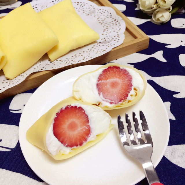 草莓/芒果水果班戟可丽饼