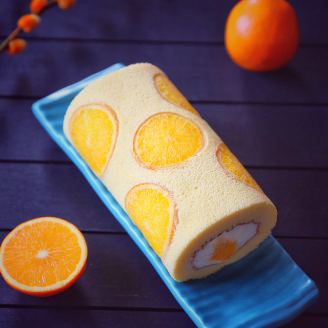 香橙O型蛋糕卷