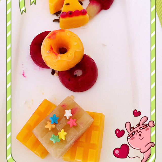 #第四届烘焙大赛暨是爱吃节# 水果冰“蛋糕”