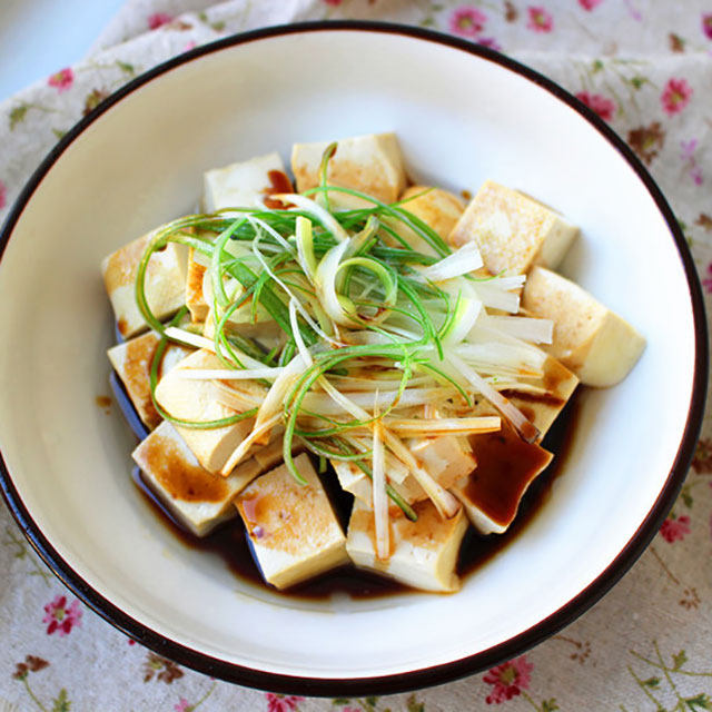 葱油豆腐