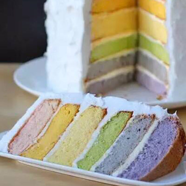 蔬果彩虹蛋糕