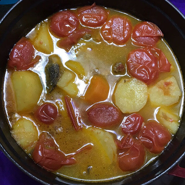 番茄土豆牛骨汤