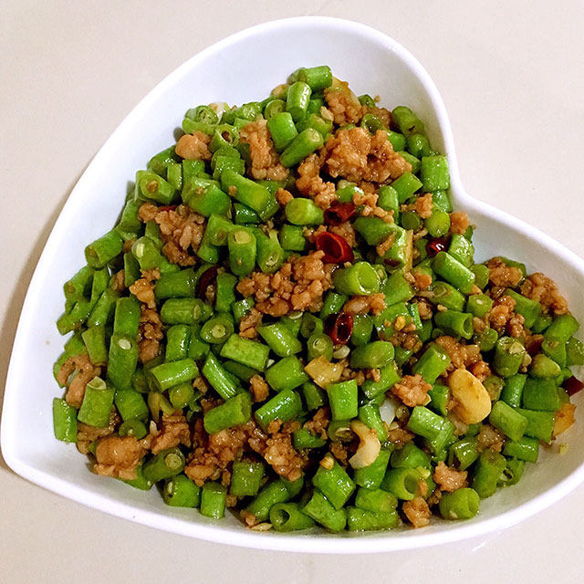 肉末豆角(下饭菜）