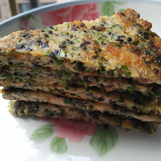 治愈孩子挑食--泥鳅蛋饼