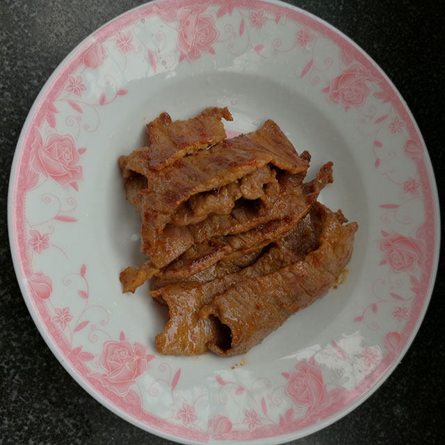 黑椒牛肉片