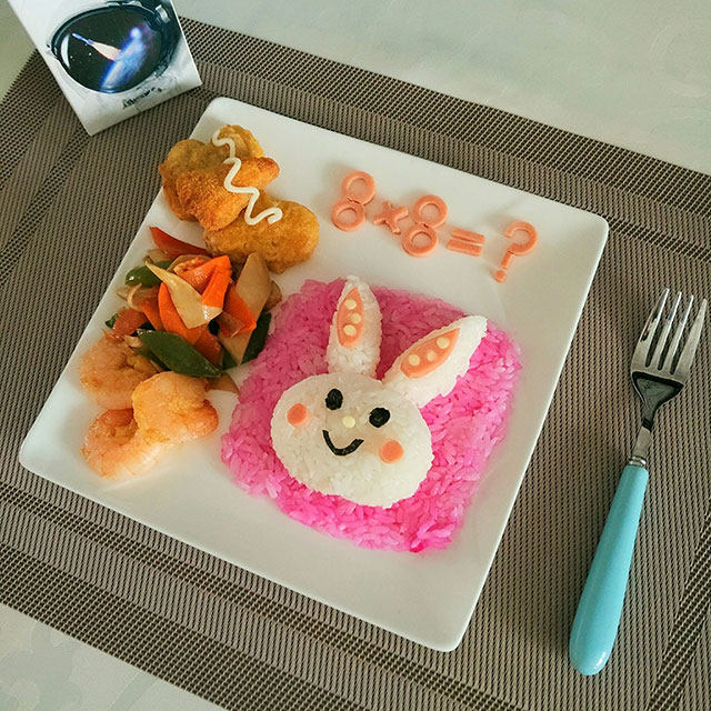 儿童营养餐—好学的波耳兔