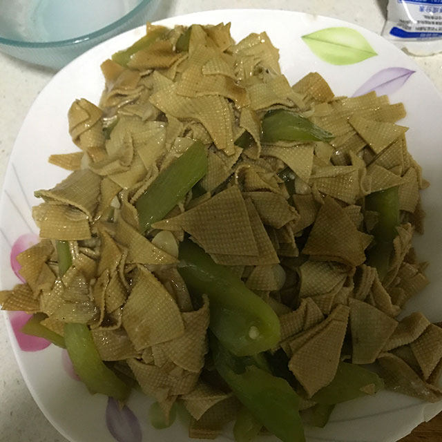 尖椒干豆腐