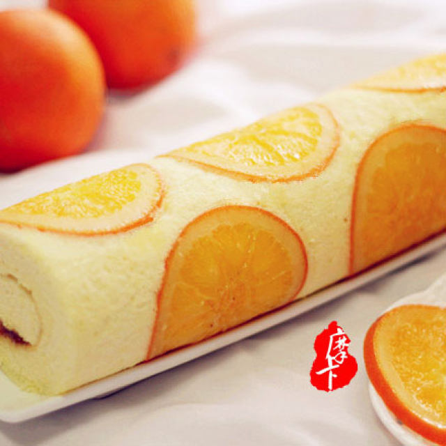【香橙蛋糕卷】