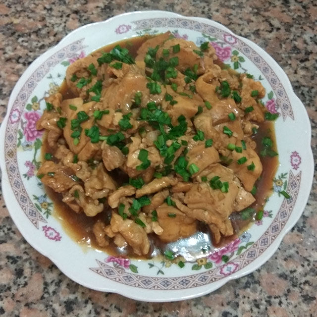 肉丝豆腐