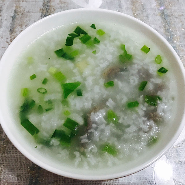 简易牛肉粥