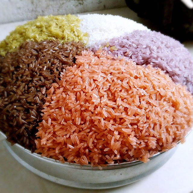 五色糯米饭