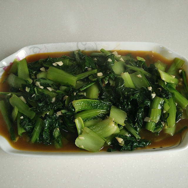 蚝油汃小白菜