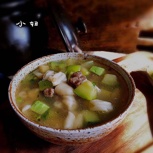 瓜丁麻食汤