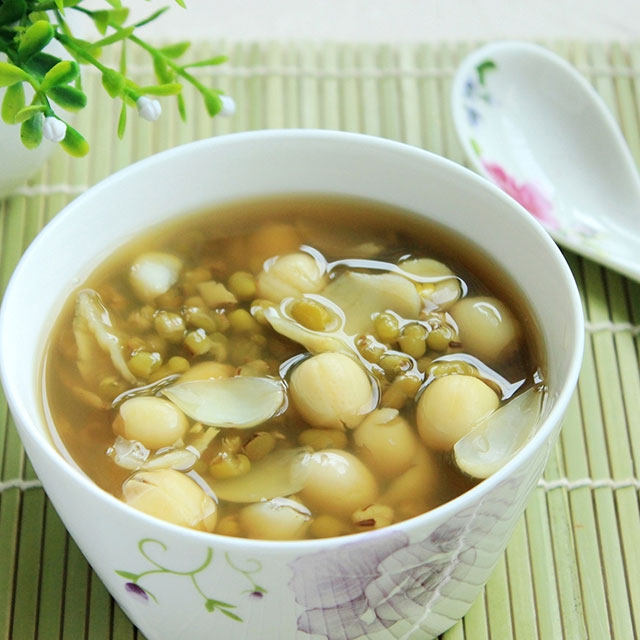 绿豆百合莲子汤