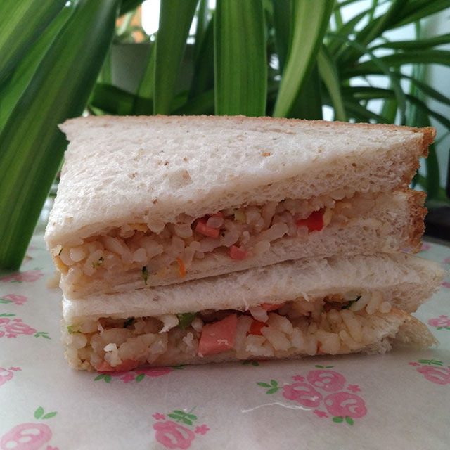 创意三明治——剩米饭的华丽变身
