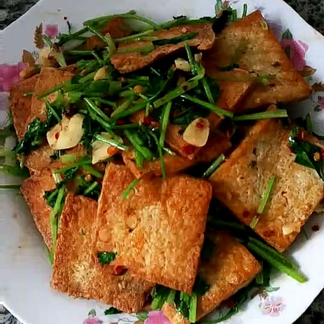 香菜豆腐