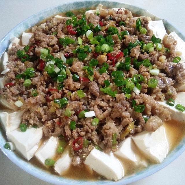 肉末豆腐