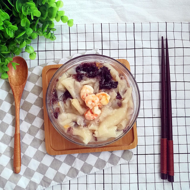 紫菜鲜虾粿汁汤