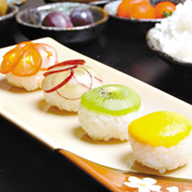 清新之极-水果清香波子寿司