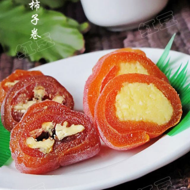 韩国甜点--柿子卷