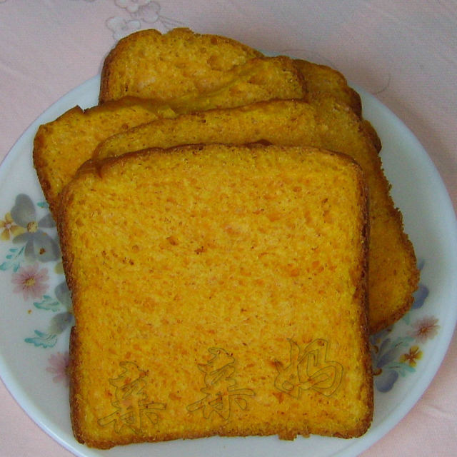 南瓜土司——面包机面包之二