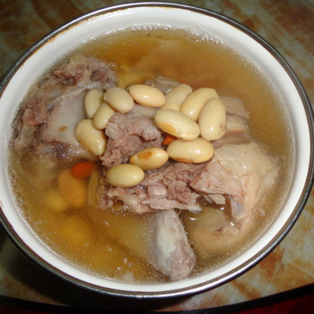 猪脊骨黄豆汤