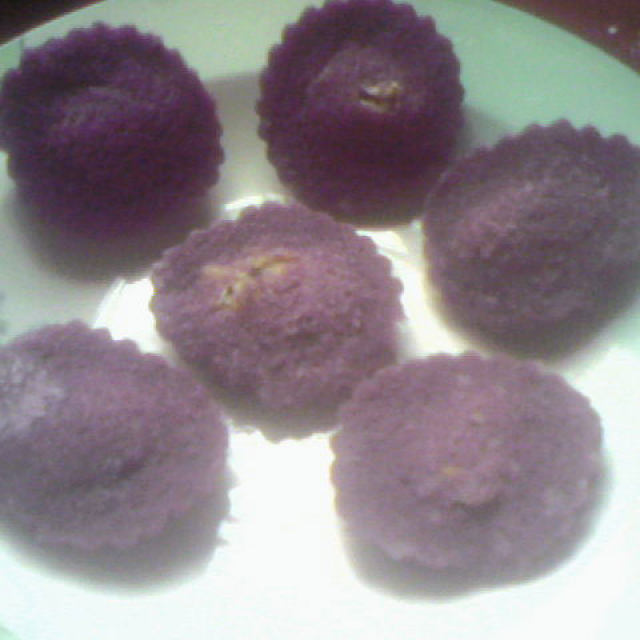 紫薯松糕