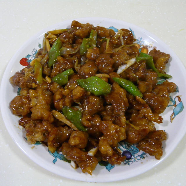 传统菜——青椒肉段