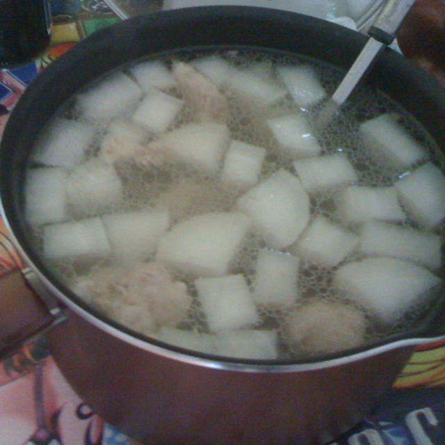 电饭锅炖—排骨萝卜汤