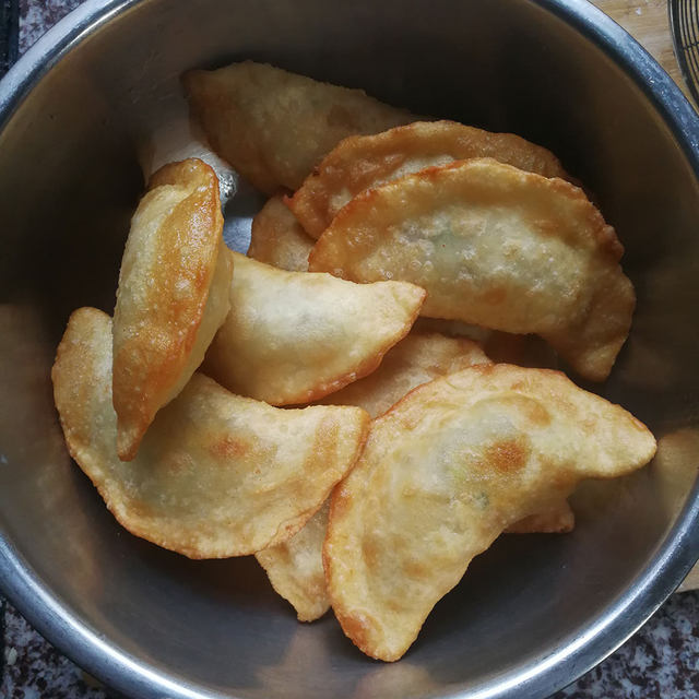 鸡蛋凉粉饺